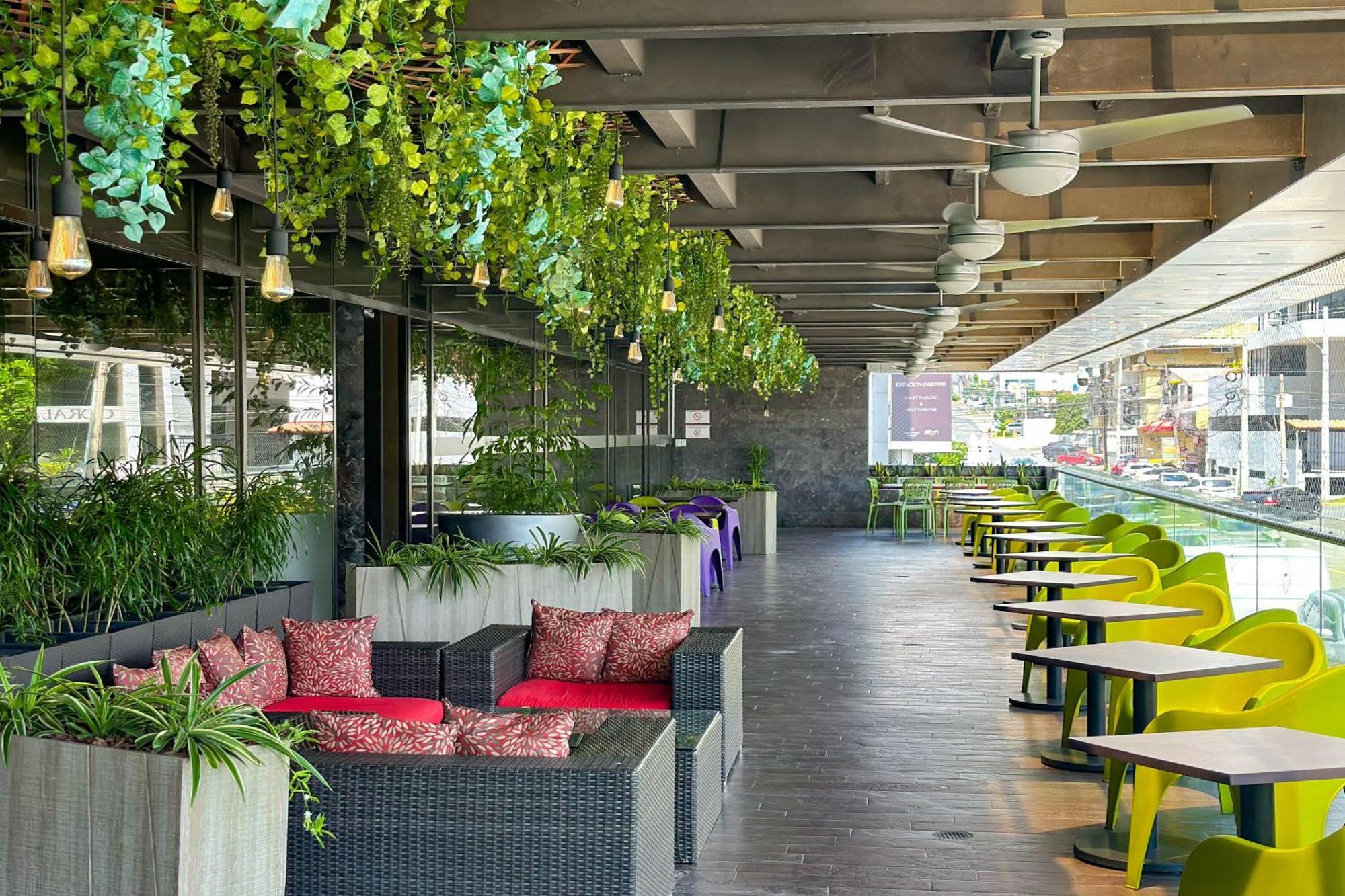 쉐라톤 그랜드 파나마 호텔 파나마시티 외부 사진 The interior of the restaurant